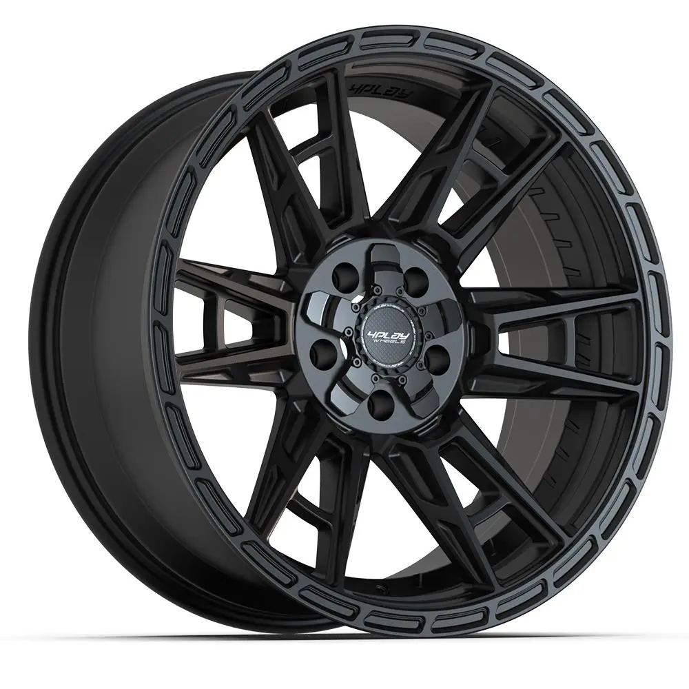 4Play 4PS20 18X8 5X112 / 5X114.3 ET38mm Satin Black miniature 3