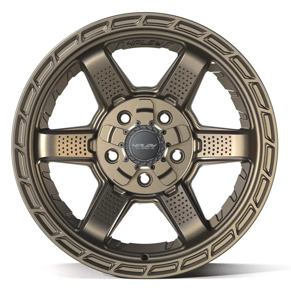 4Play 4PS63 17X9 5X127 / 5X139.7 ET-6mm Bronze miniature 2