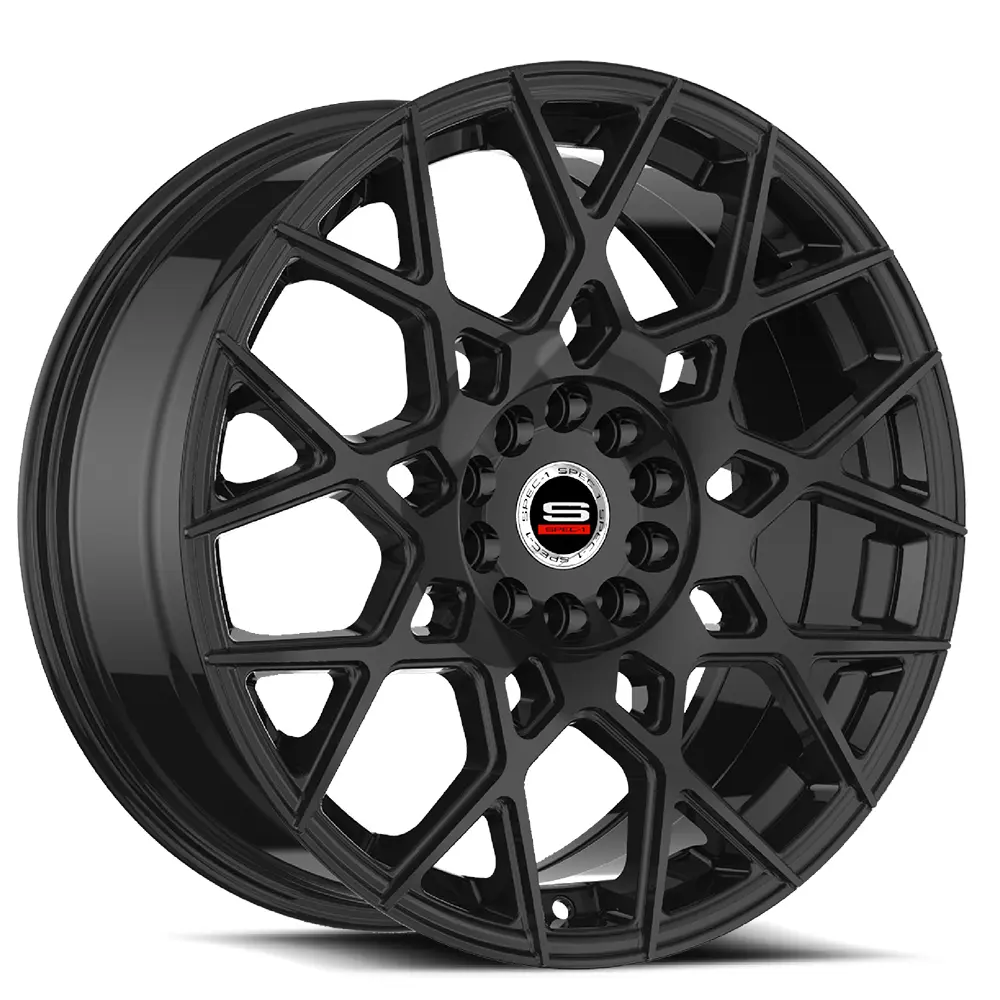 SPEC-1 Wheels SP-52 20X8.5 5X114.3 / 5X120.65 ET 38mm Gloss Black