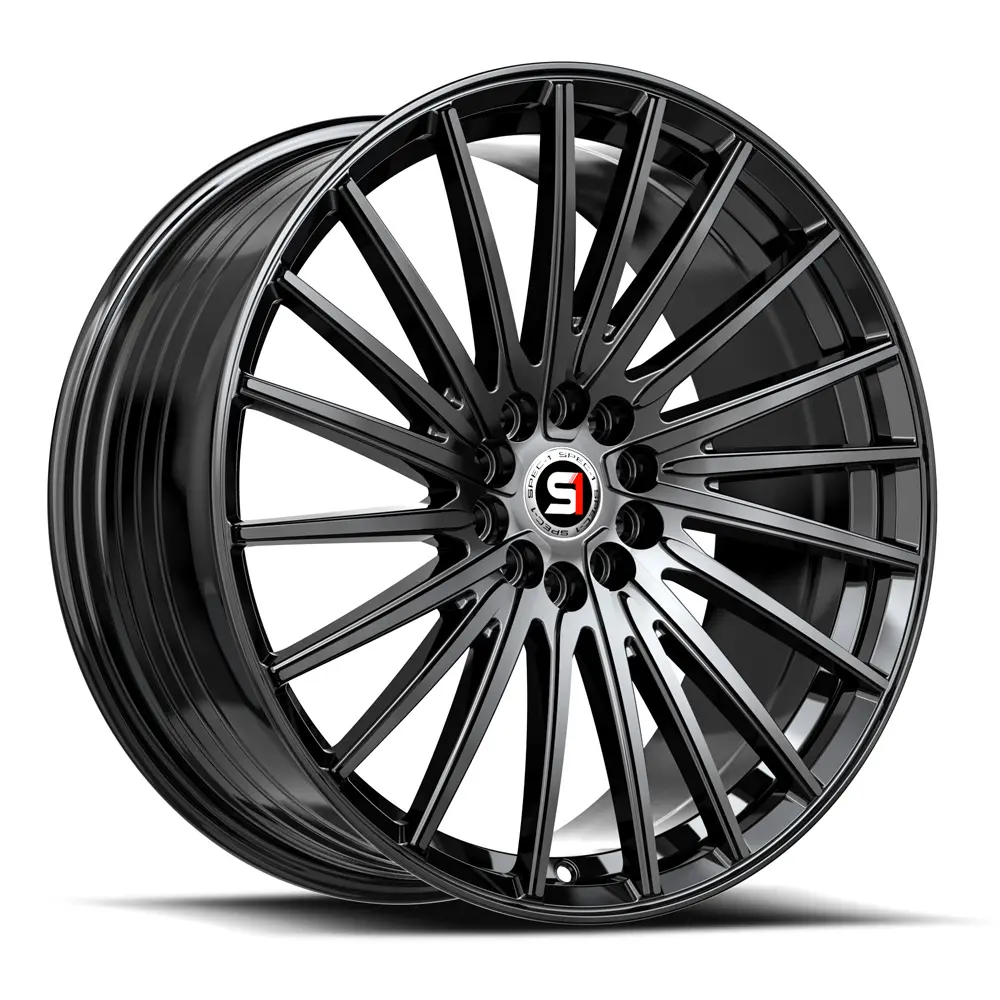 SPEC-1 Wheels SP-68 17X7.5 5X100 / 5X114.3 ET 42mm Gloss Black