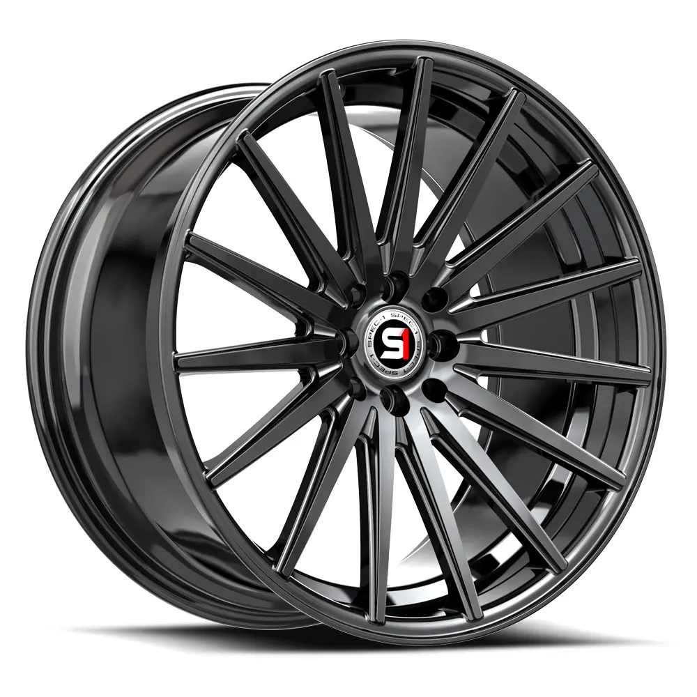SPEC-1 Wheels SP-69 20X8.5 5X112 / 5X114.3 ET 38mm Gloss Black