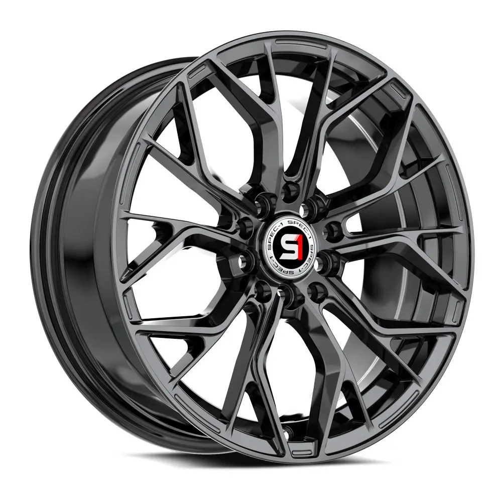 SPEC-1 Wheels SP-76 16X6.5 4X100 / 4X114.3 ET 20mm Gloss Black