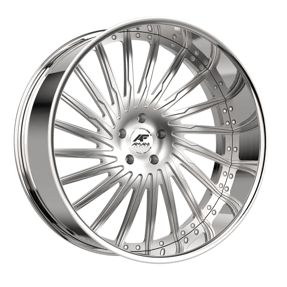 Amani Cultura 26X9 5X127 1mm Brush Center Chrome Lip - main product image