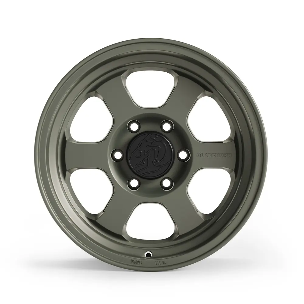 Blackhorn Offroad AR6 17X9 6X139.7 ET -12mm Olive Drab Green thumbnail 2