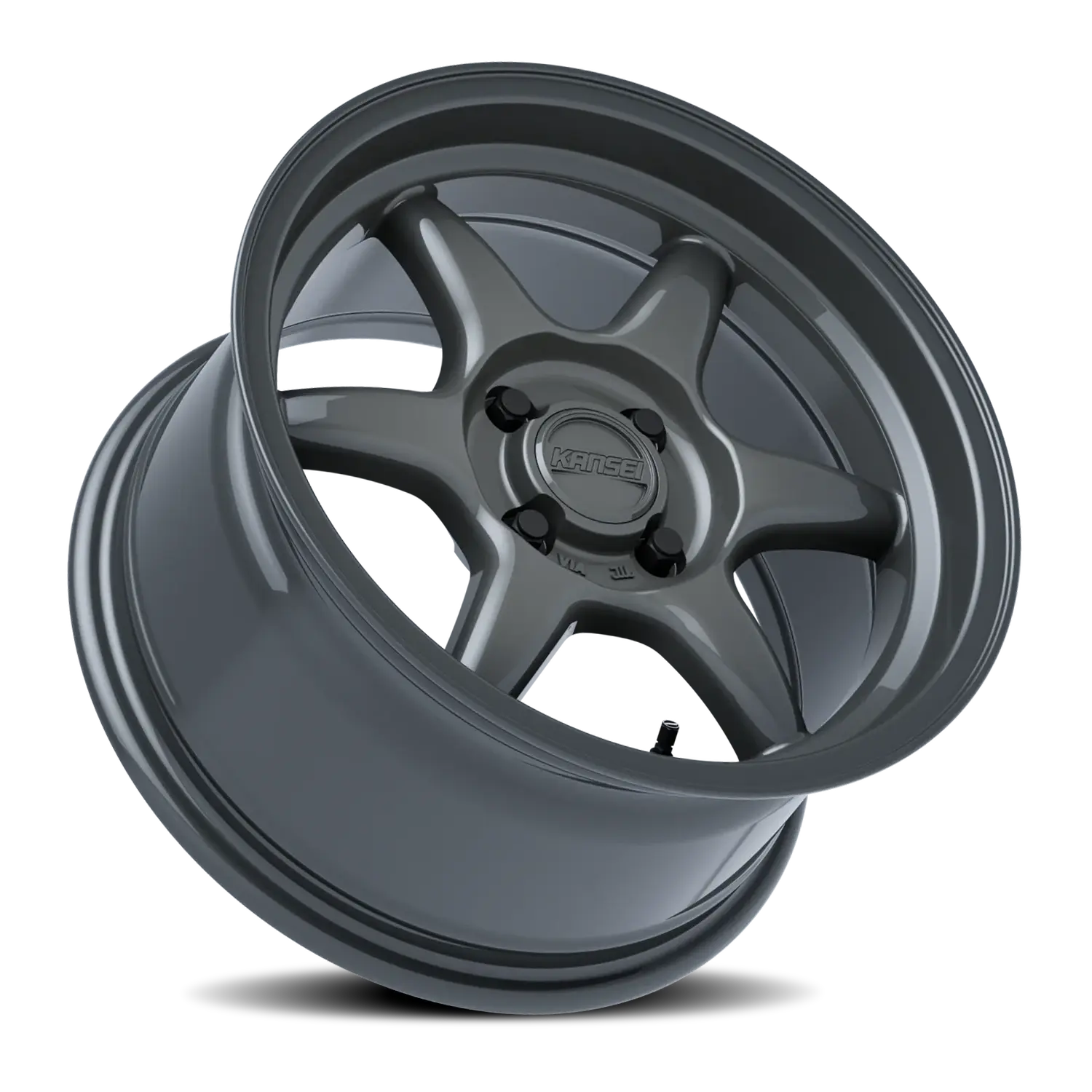 Kansei Tandem K11G 15X7 4X100 ET 25mm Gloss Gunmetal Gray