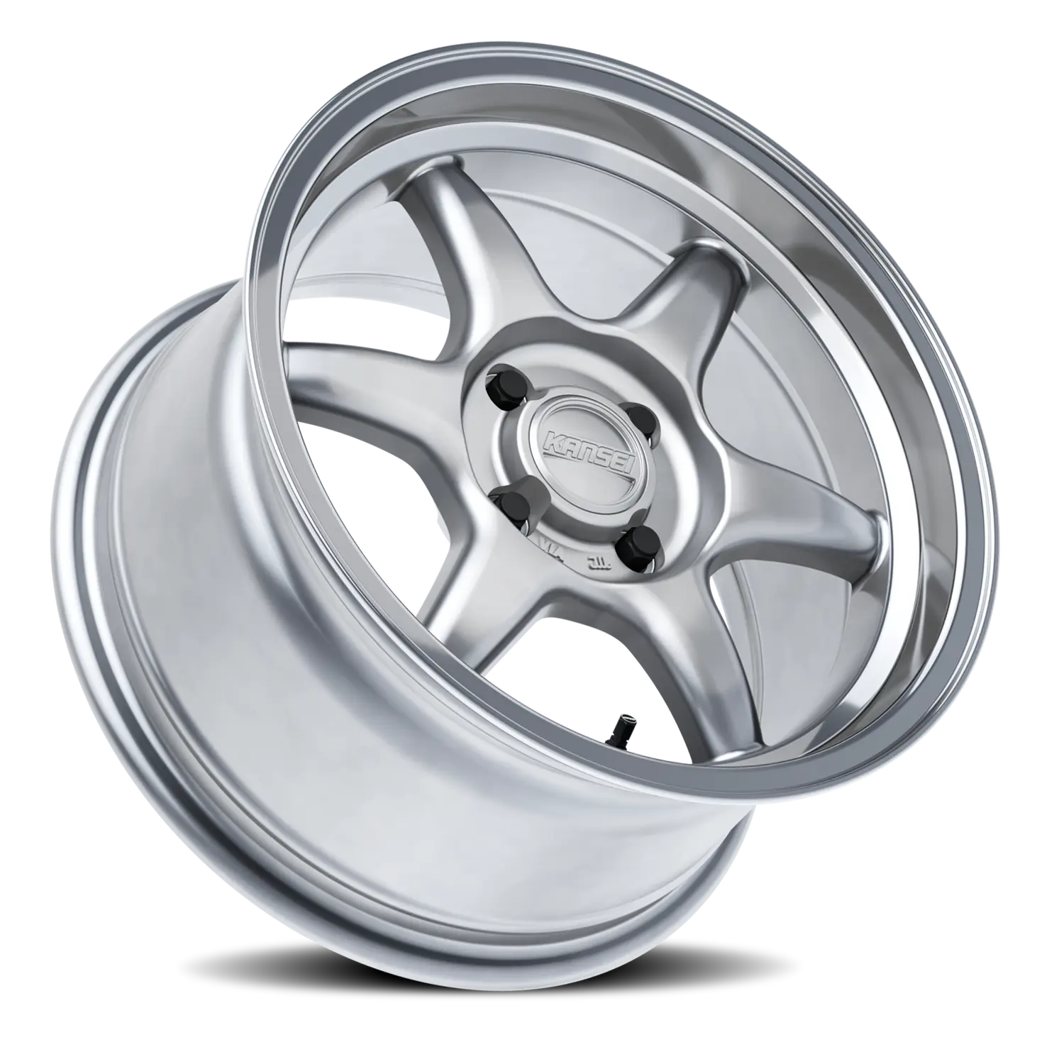 Kansei Tandem K11H 15X7 4X114.3 ET 0mm Machined Lip Hyper Silver