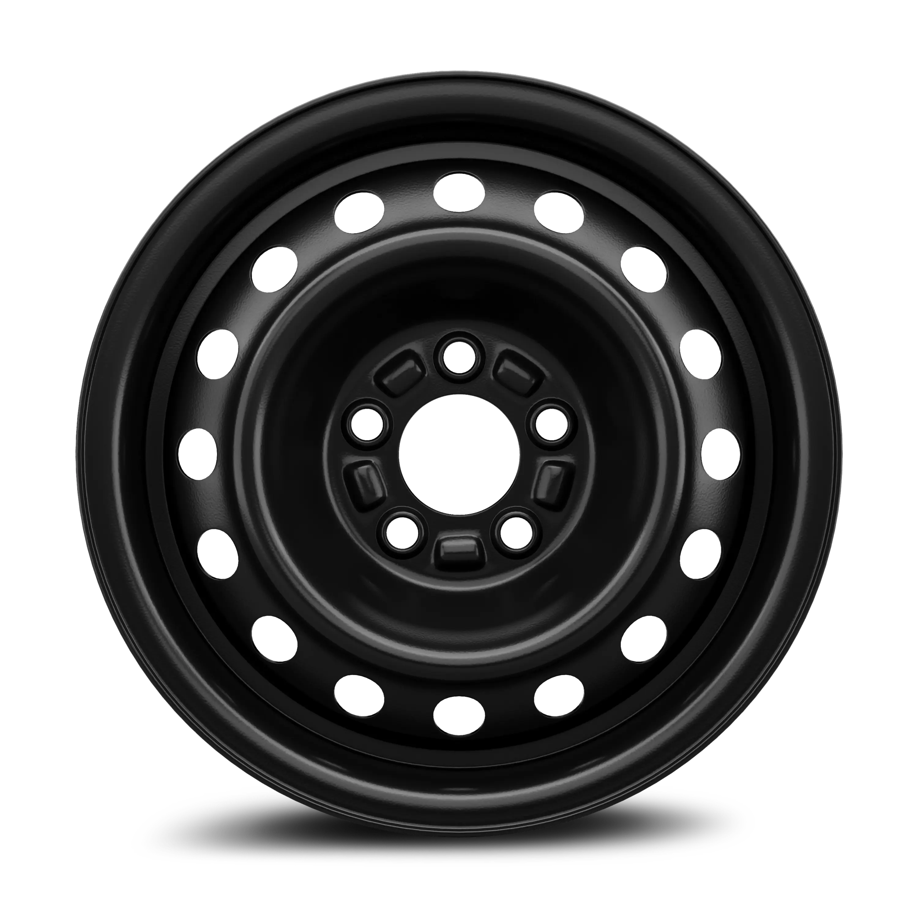 Krypton Wheels Steel Wheel 19X7.5 5X108 ET 40mm Black ArcticArmor Shield Coat thumbnail 2