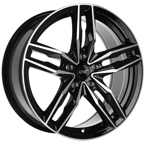 DAI Wheels Moda 15X6.5 4x100 40mm Gloss Black - Machined Face - image principale du produit