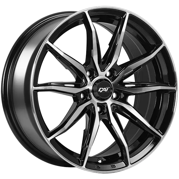 DAI Wheels Frantic 16X7.0 5x114.3 39mm Gloss Black - Machined Face - image principale du produit