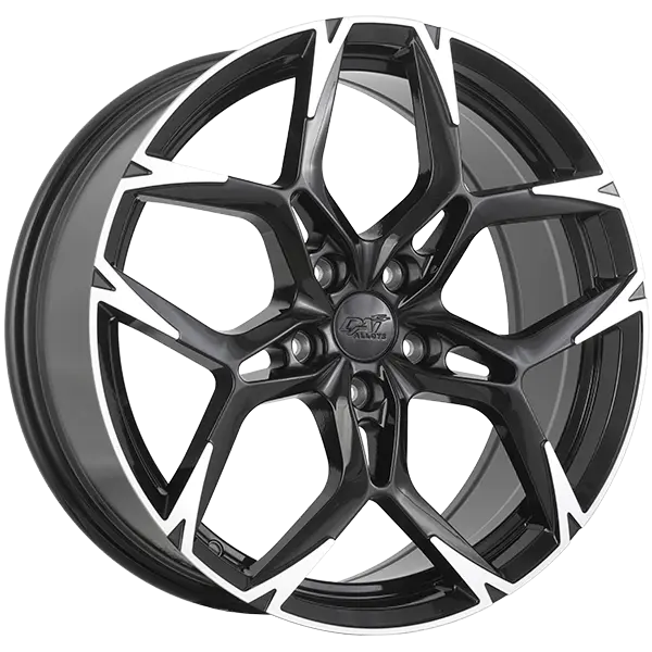 DAI Wheels Razor-X 19X8 5X114.3 ET 40mm Gloss Black & Machined Face - image principale du produit
