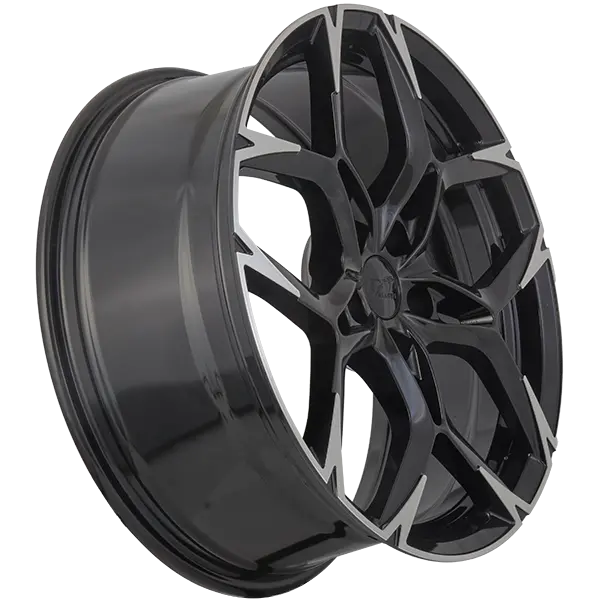 DAI Wheels Razor-X 19X8 5X115 ET 40mm Gloss Black & Machined Face - image principale du produit