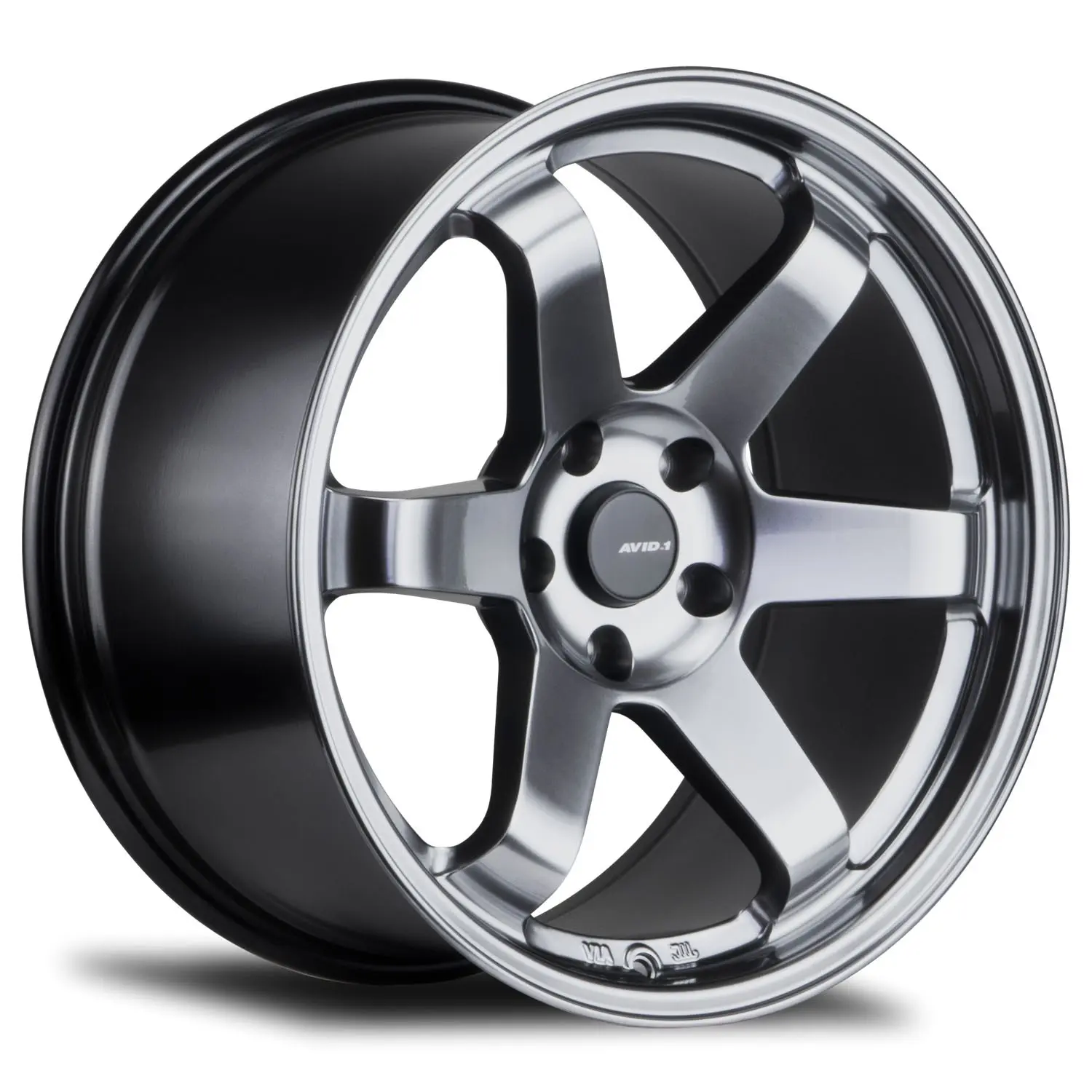 Avid.1 AV-06 18X10.5 5X114.3 22mm Hyper Black - image principale du produit