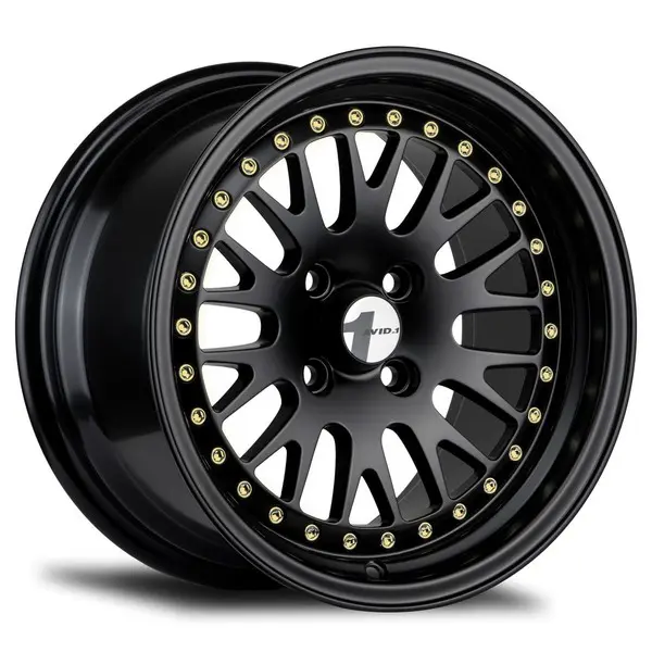 Avid.1 AV-12 15X8 4X100 25mm Matte Black With Gold - image principale du produit