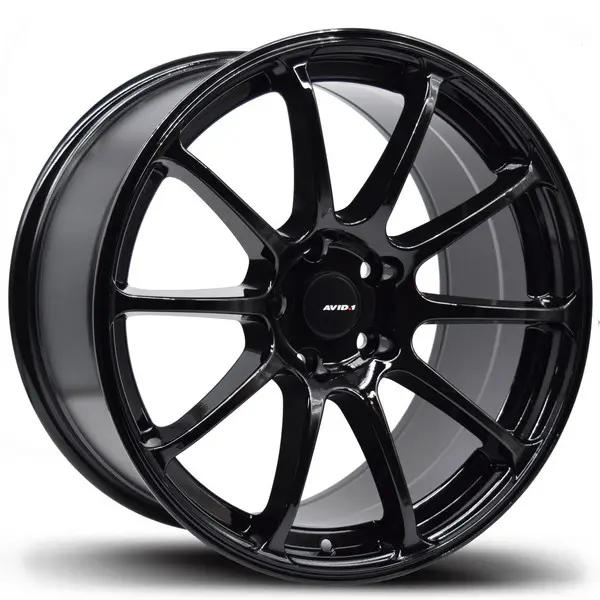 Avid.1 AV-27 18X8.5 5X114.3 35mm Gloss Black - image principale du produit