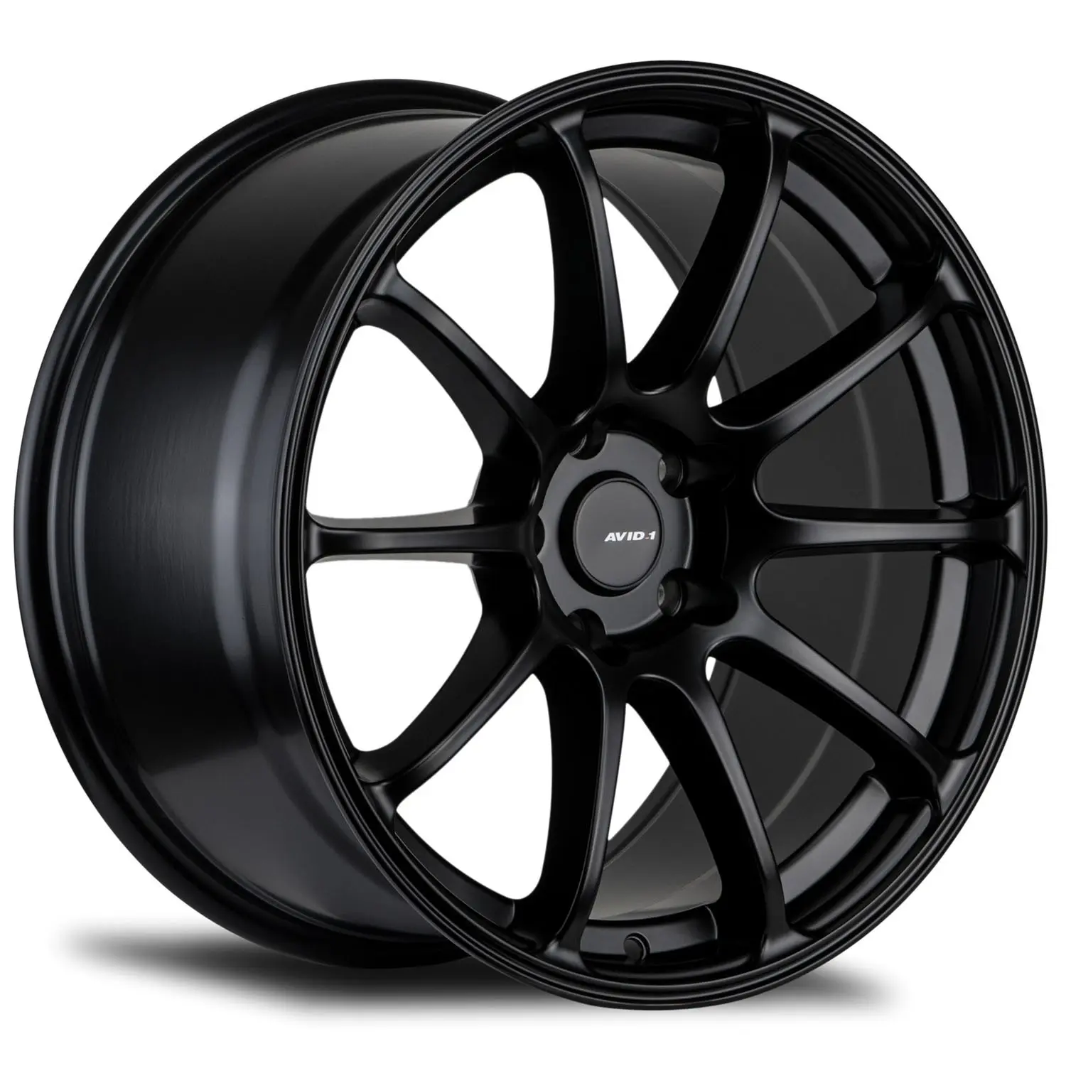 Avid.1 AV-27 18X9.5 5X114.3 24mm Matte Black - image principale du produit