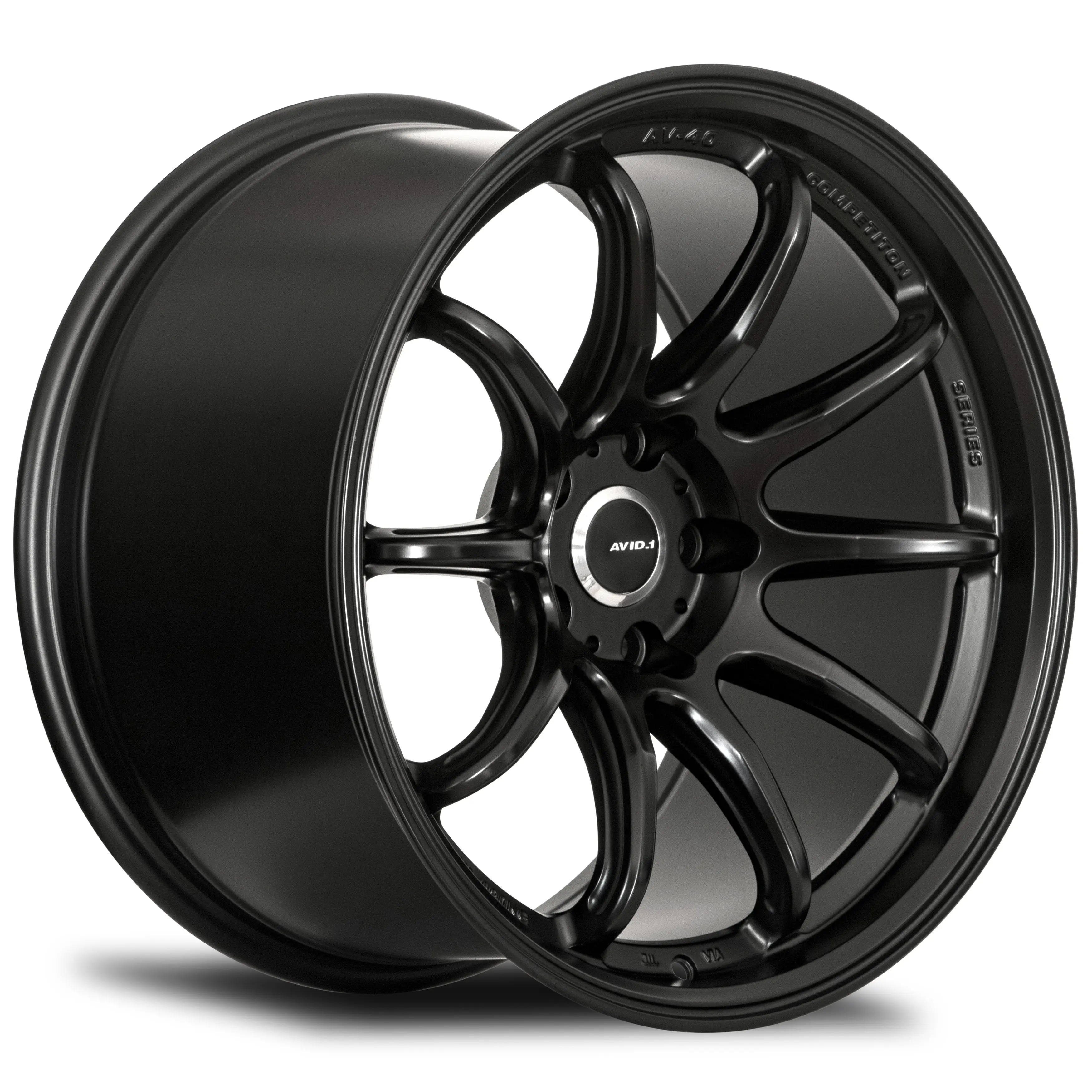 Avid.1 AV-40 18X8.5 5X114.3 35mm Matte Black - image principale du produit