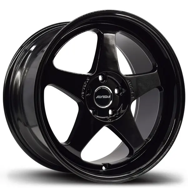 Avid.1 AV-42 18X9.5 5X100 35mm Gloss Black - image principale du produit