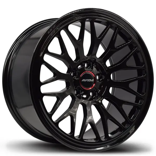 Avid.1 AV-44 18X9.5 5X114.3 35mm Gloss Black - image principale du produit