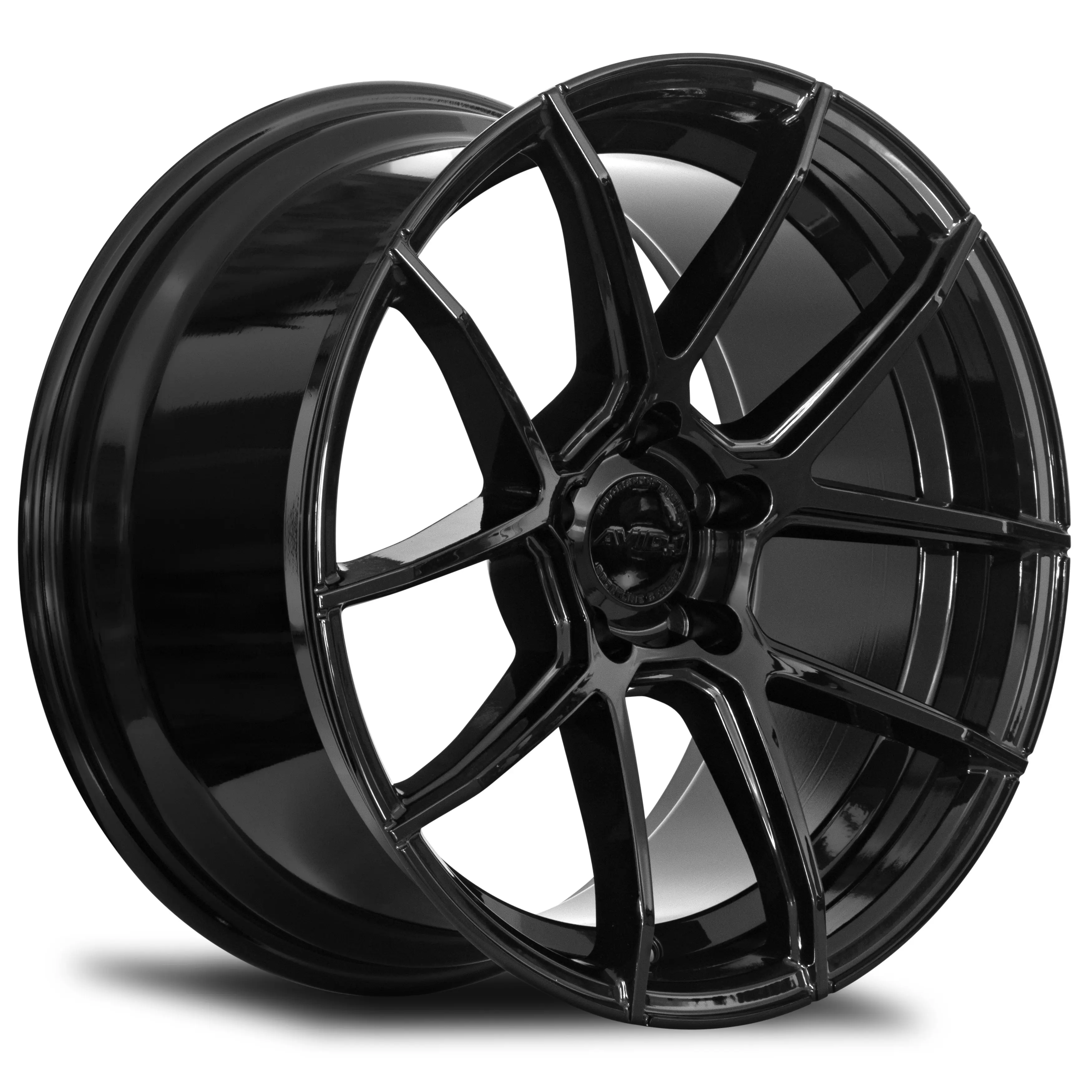 Avid.1 SL-02 18X8.5 5X114.3 35mm Gloss Black - main product image