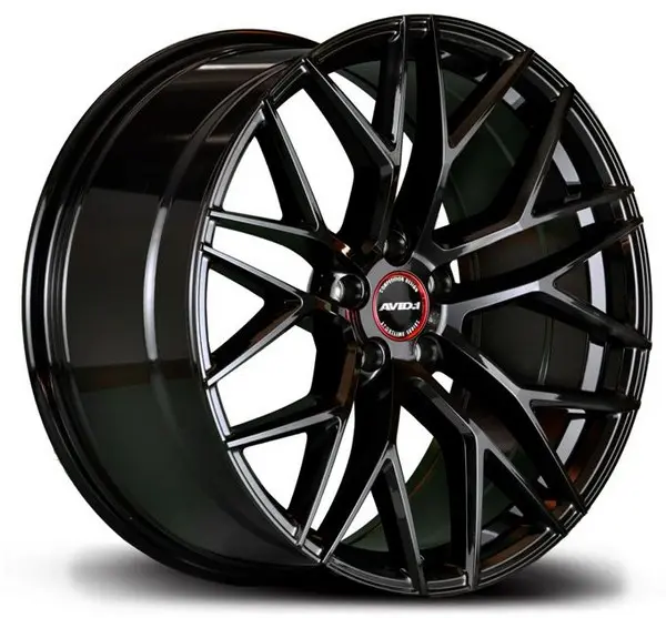 Avid.1 SL-03 18X8.5 5X112 35mm Gloss Black - main product image