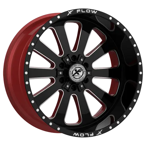 XFX FLOW XFX-302 22X12 5X139.7 / 5X150 ET -44mm Black & Red