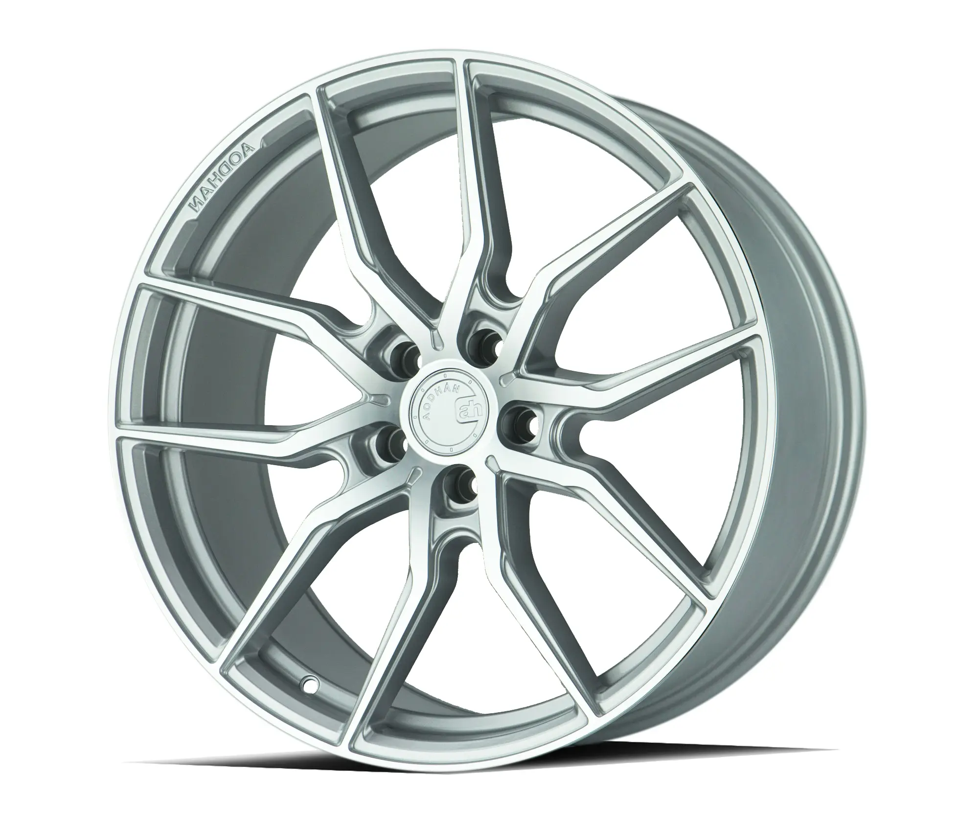 Aodhan Wheels AFF1 20X9 5X120 ET 30mm Gloss Silver Machined Face miniature 3