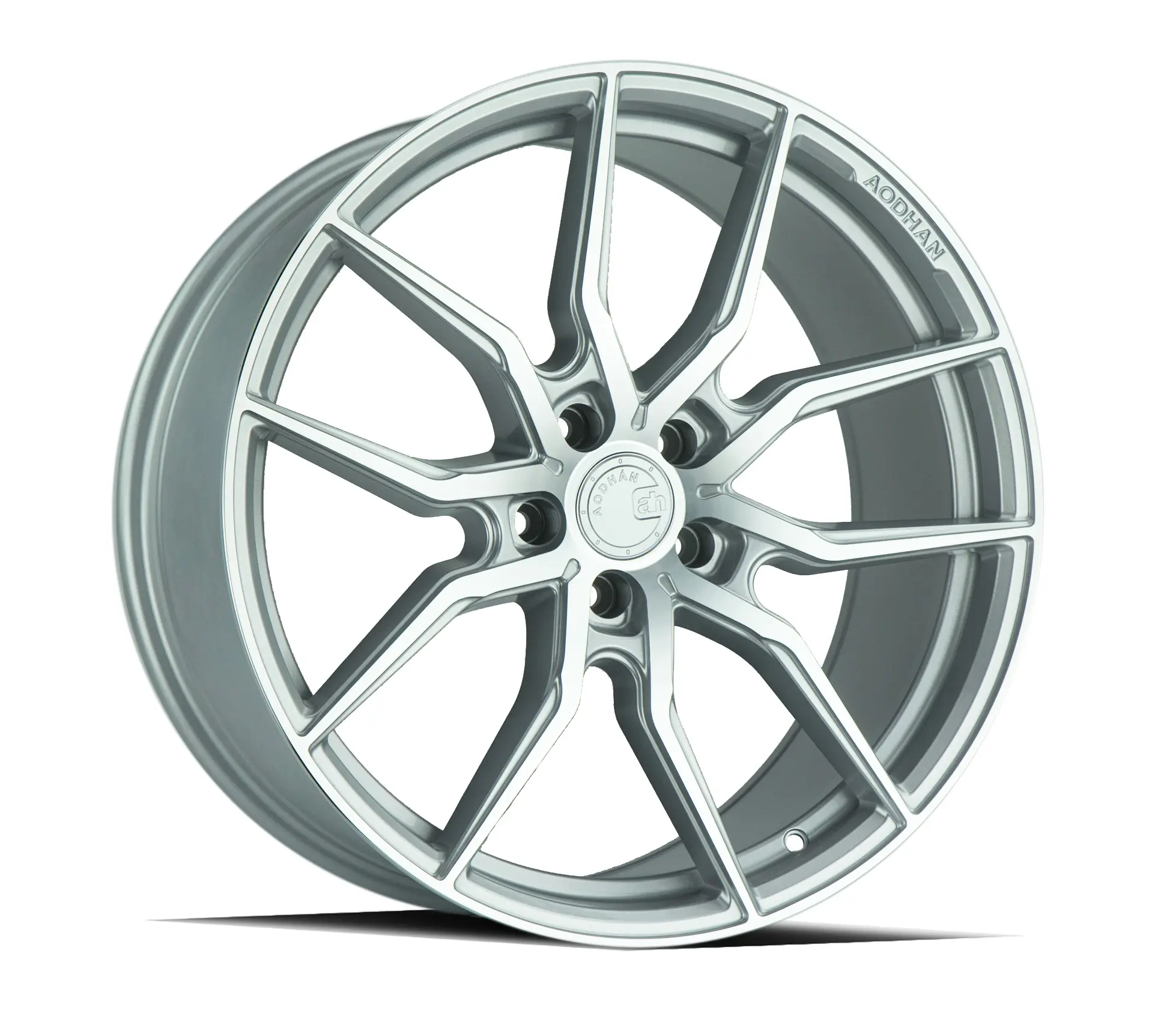 Aodhan Wheels AFF1 20X9 5X120 ET 30mm Gloss Silver Machined Face