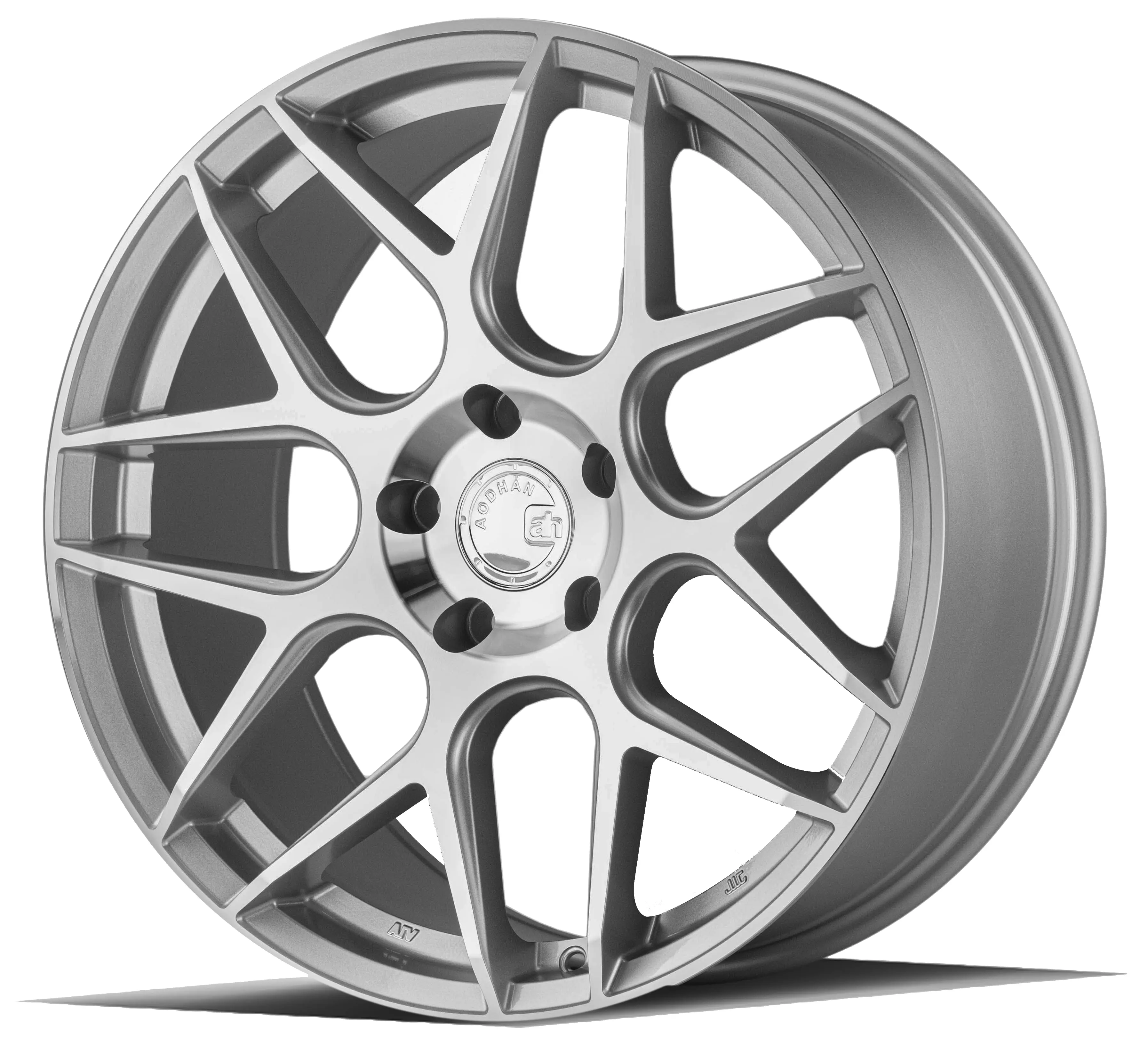 Aodhan Wheels AFF2 19X8.5 5X114.3 ET 35mm Gloss Silver Machined Face thumbnail 3