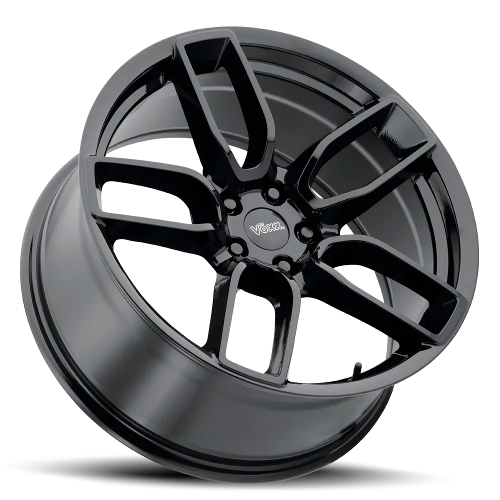 Voxx Replica Hellcat Widebody 20X10.5 5X115 ET 25mm Gloss Black thumbnail 2