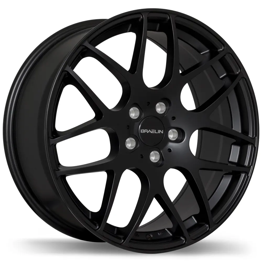 Braelin BR06 19X8.5 5X112 45mm Satin Black - main product image