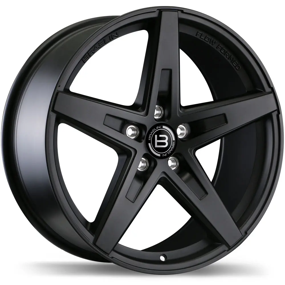 Braelin BR08 19X8.5 5X114.3 25mm Matte Black - image principale du produit