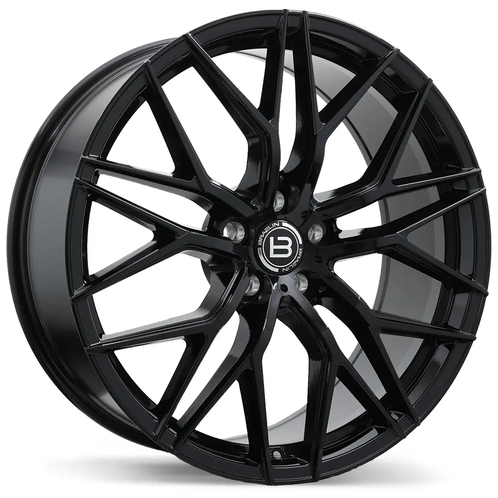 Braelin BR10 19X8.5 5X112 35mm Gloss Black - main product image