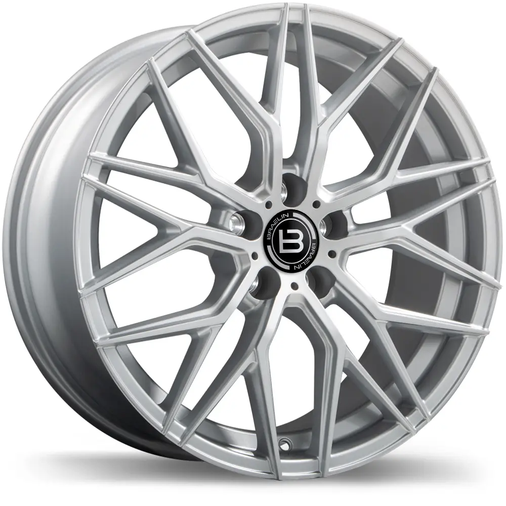 Braelin BR10 20X9 5X108 ET 38mm Gloss Silver