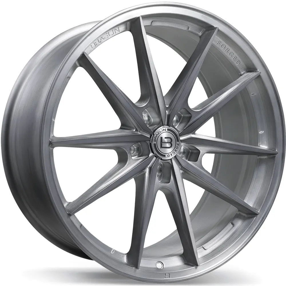 Braelin BRF1 20X10.5 5X112 45mm Brushed Matte Carbon Grey - image principale du produit