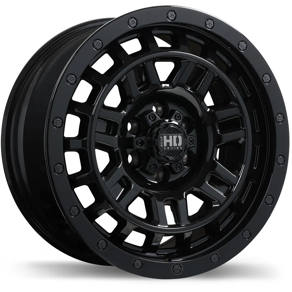 Fast HD K-O 16X8 6X114.3 ET 30mm Gloss Black