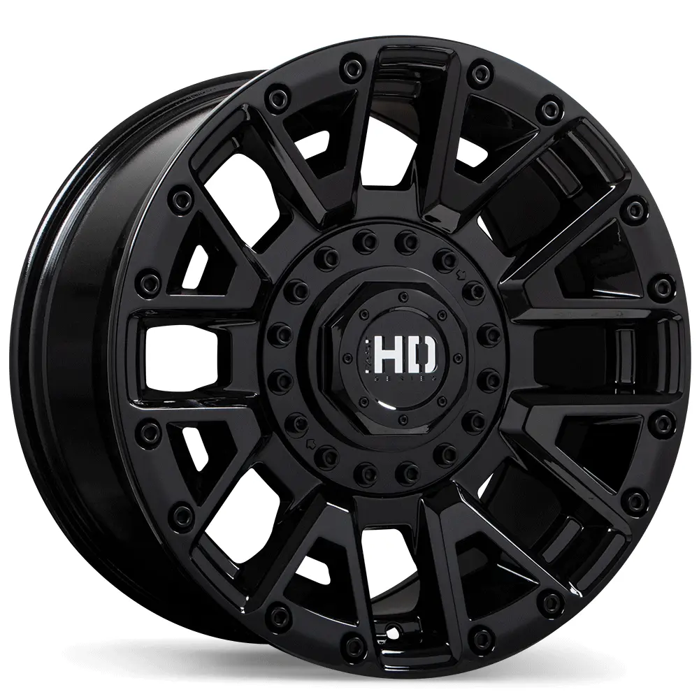 Fast HD Knuckles 20X10 8X165.1 0mm Gloss Black - image principale du produit