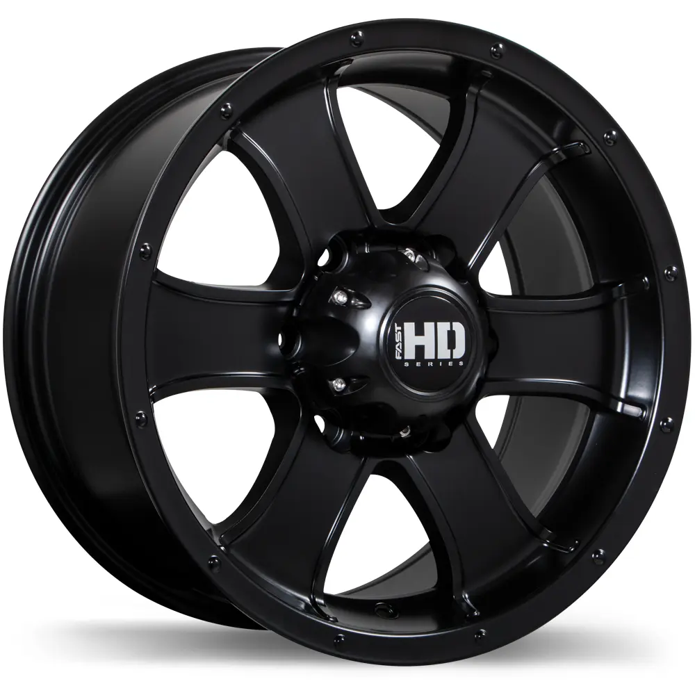 Fast HD Terrano 16X8 6X114.3 ET 18mm Satin Black