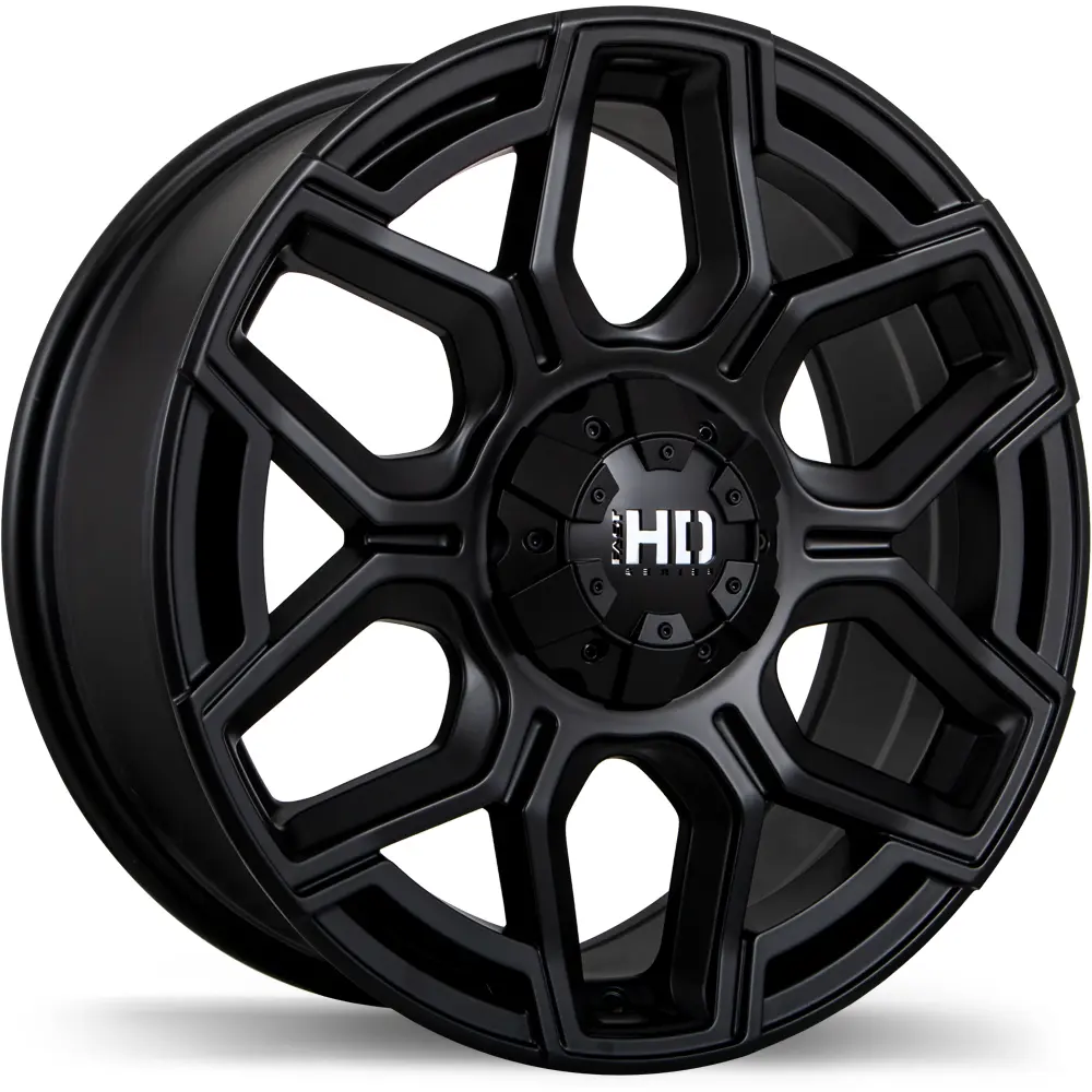 Fast HD Thunder 17X8 6X127 ET 20mm Matte Black