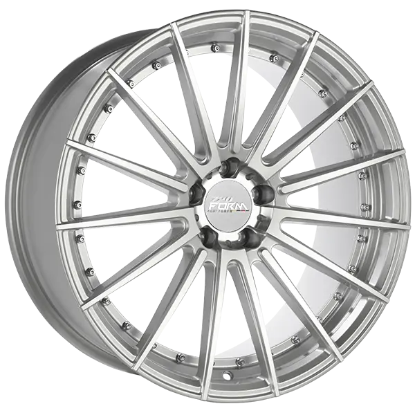 720Form RF3-V 22X10.5 5X112 ET 40mm Silver - Machined Face