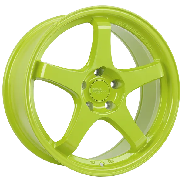 720Form FF6 18X8.5 5X114.3 ET 35mm Lime Green - main product image