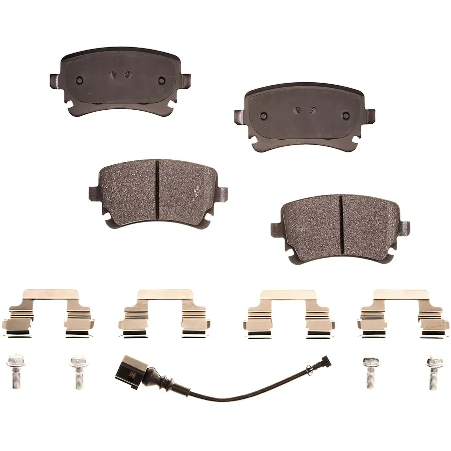 Bremex Ceramic Rear Disc Brake Pad Set With Hardware Disc Brake Pad Set