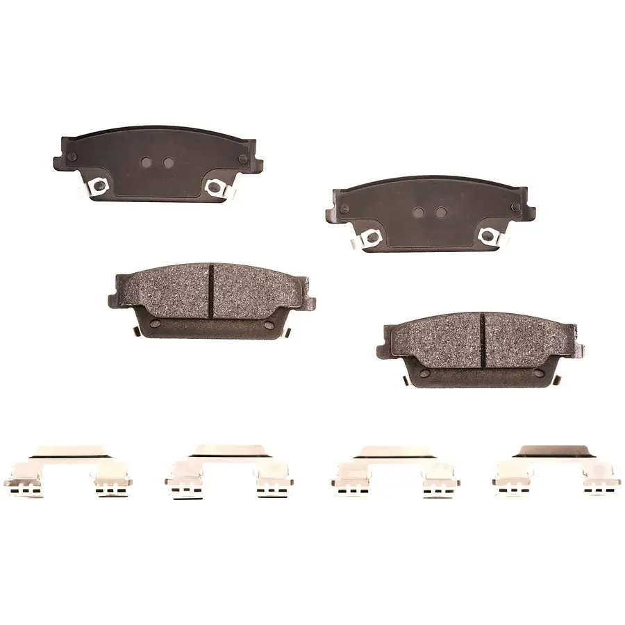 Bremex Ceramic Rear Disc Brake Pad Set With Hardware Disc Brake Pad Set
