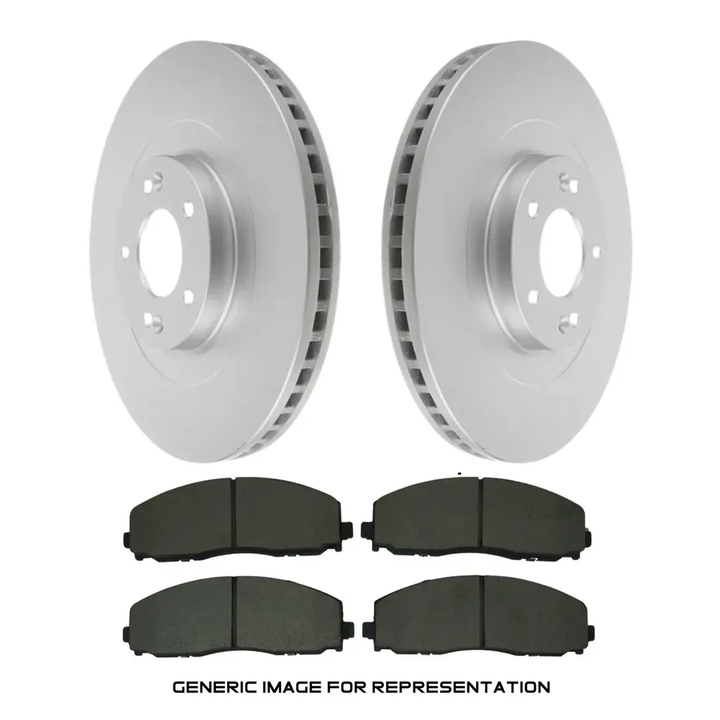 Coated Brake Rotor & Ceramic Pad Kit - image principale du produit