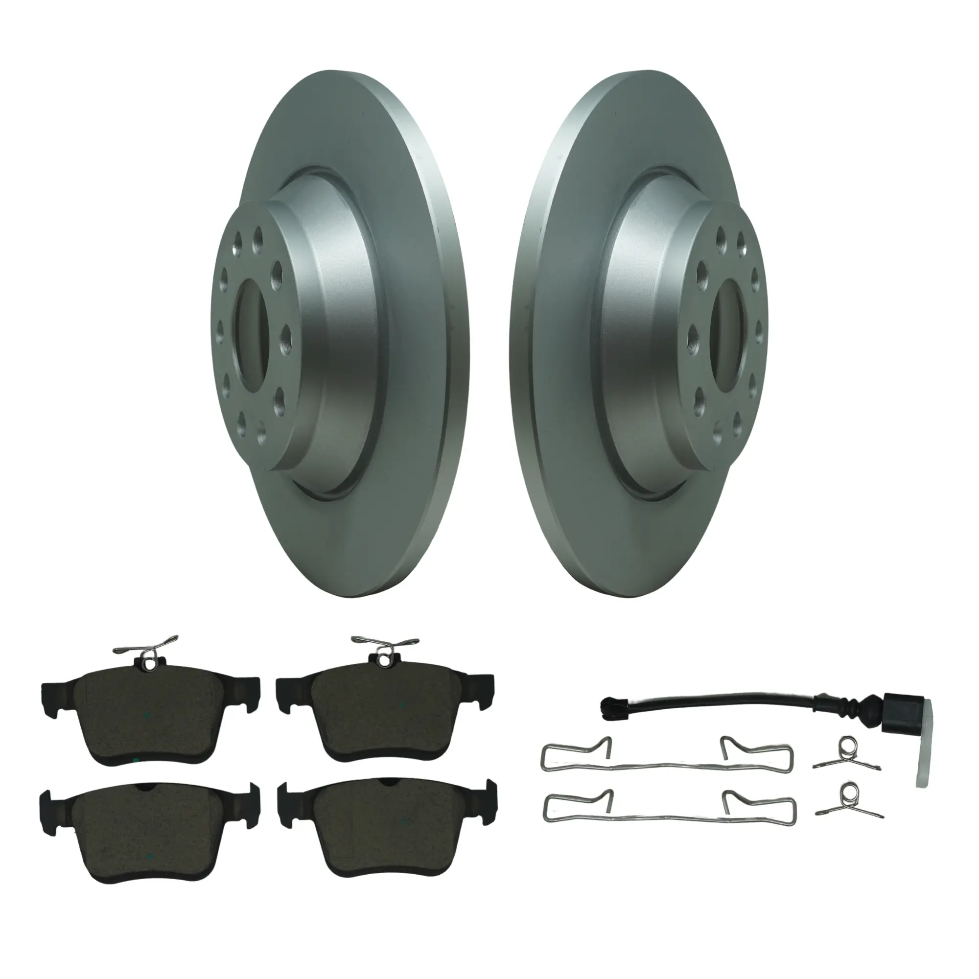 Coated Brake Rotor & Ceramic Pad Kit - main product image