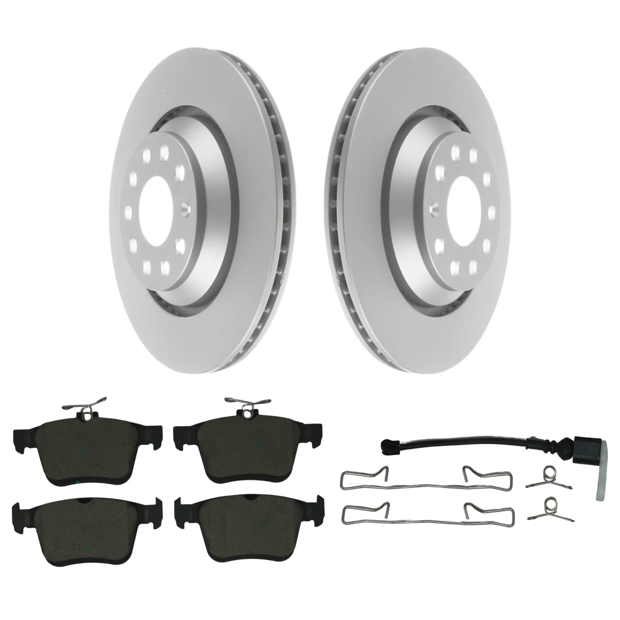 Coated Brake Rotor & Ceramic Pad Kit - image principale du produit
