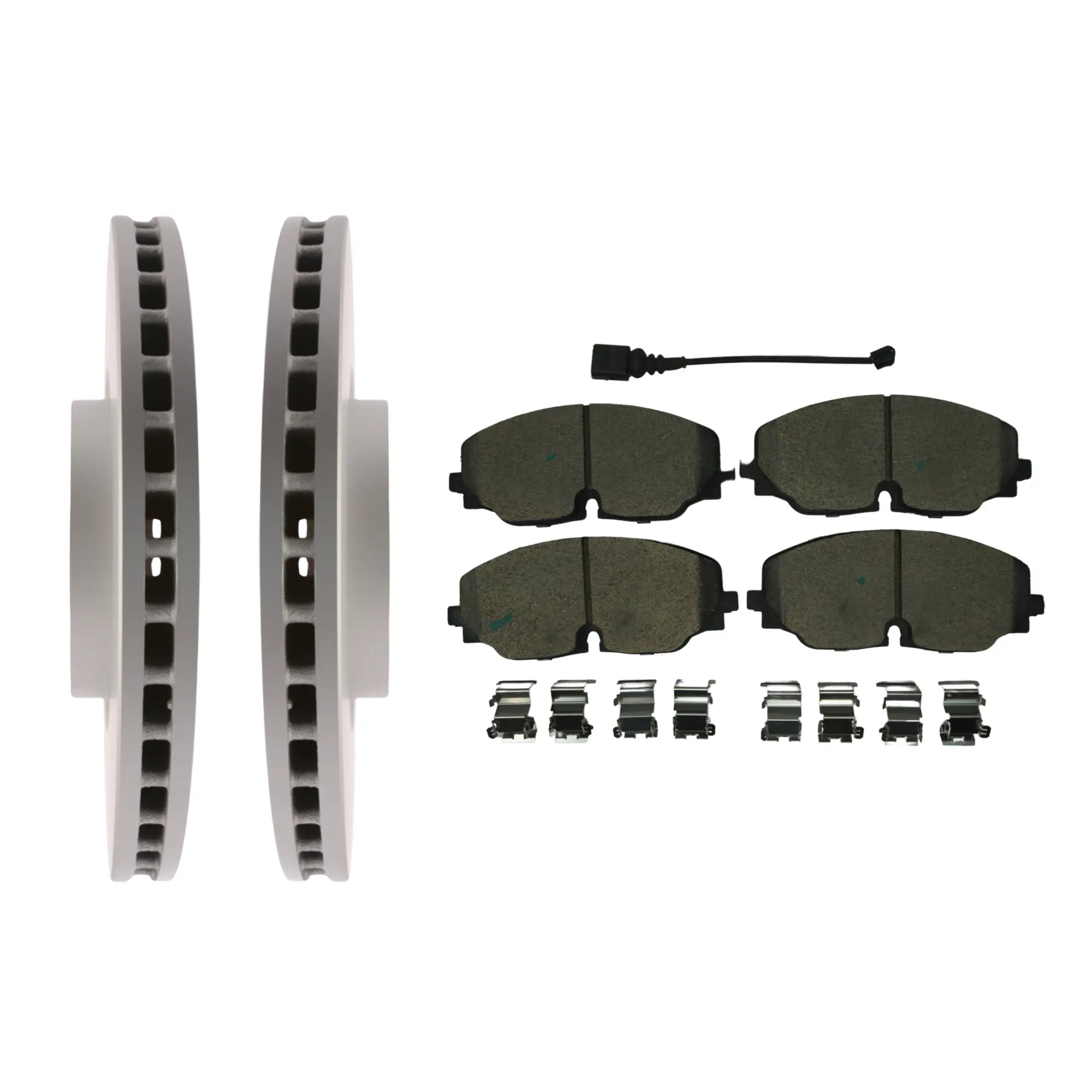 Coated Brake Rotor & Ceramic Pad Kit - image principale du produit