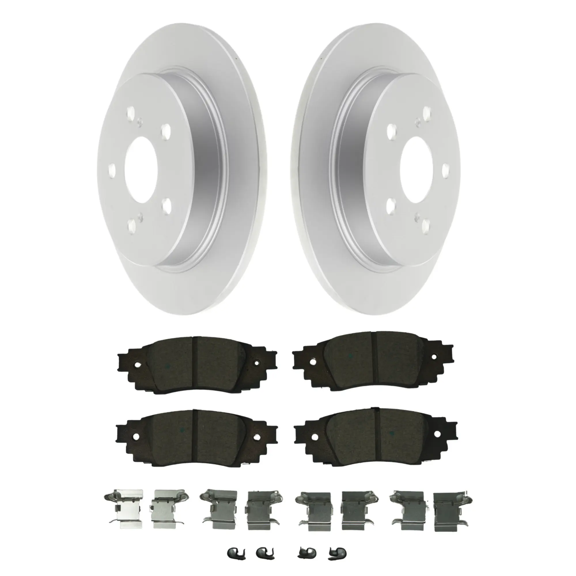 Coated Brake Rotor & Ceramic Pad Kit - image principale du produit