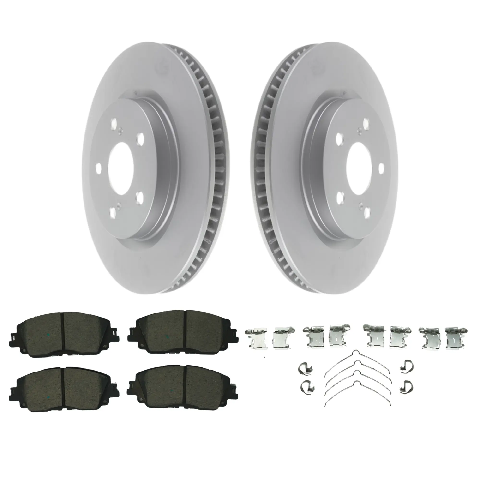 Coated Brake Rotor & Ceramic Pad Kit - image principale du produit