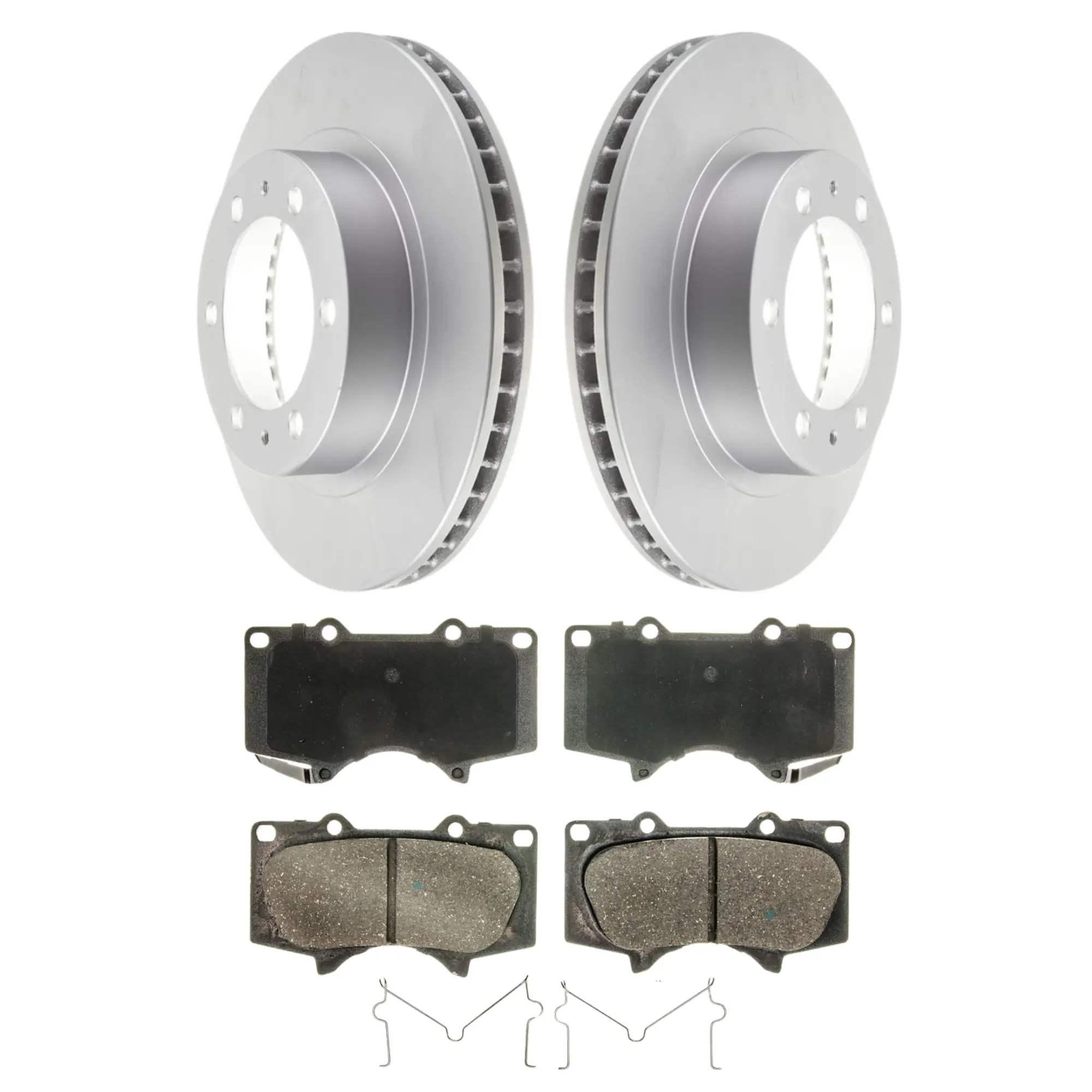 Coated Brake Rotor & Ceramic Pad Kit - image principale du produit