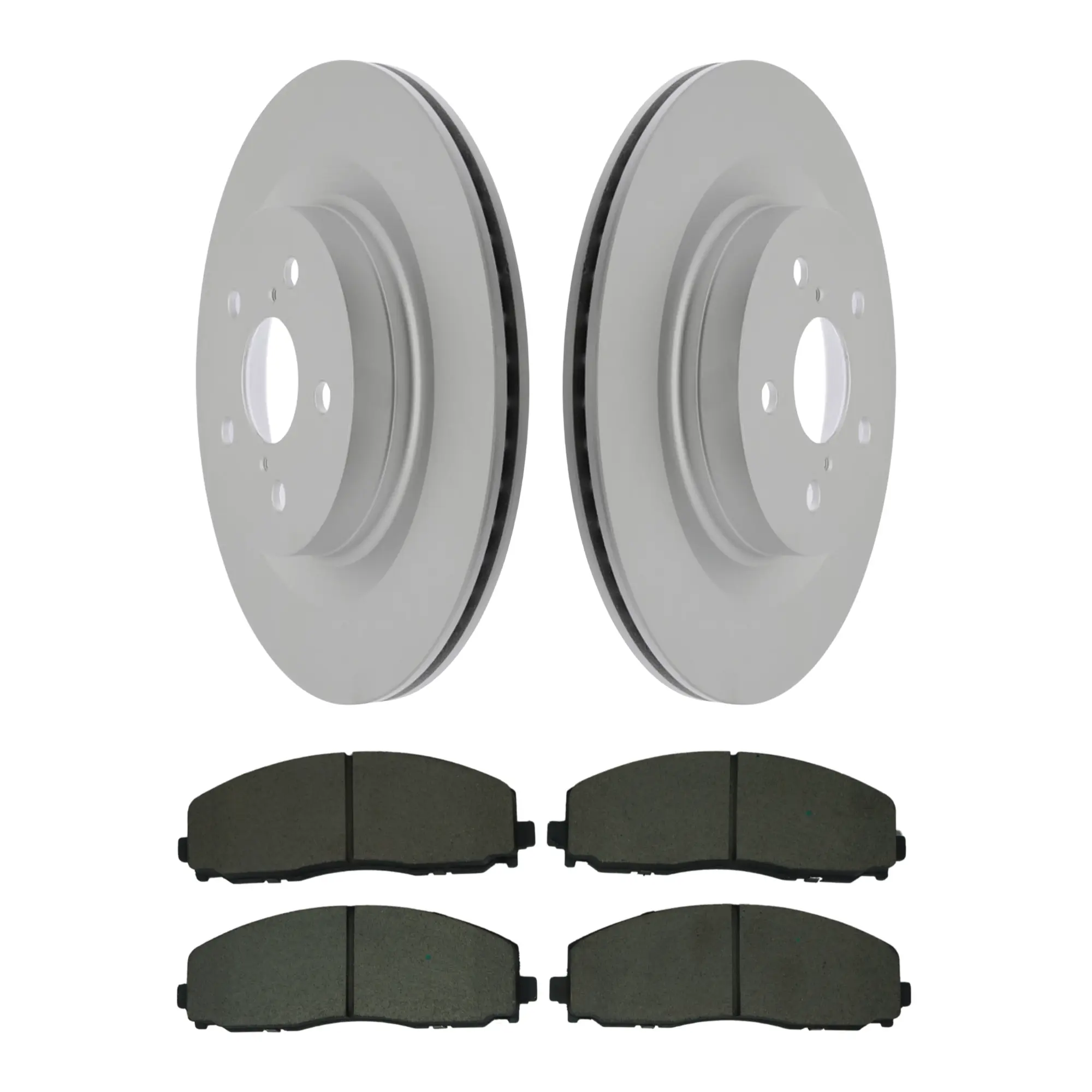 Coated Brake Rotor & Ceramic Pad Kit - image principale du produit